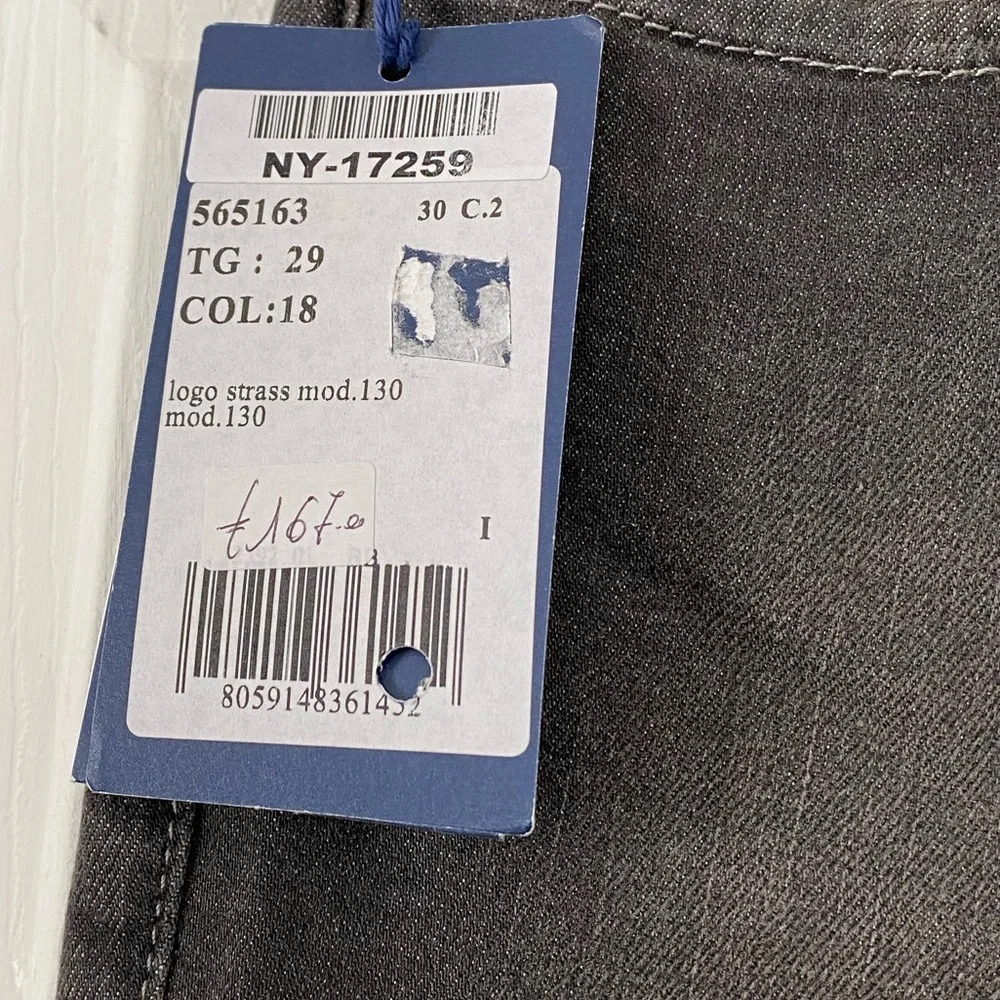 NWT TRUSSARDI JEANS Made in Italy UK 27/29/IT43